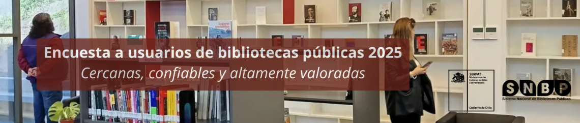 Gráfica Encuesta a usuarios de bibliotecas públicas 2025